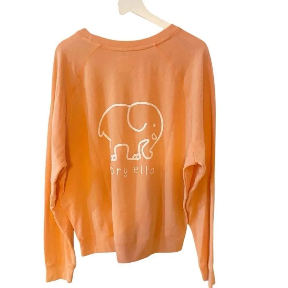 Ivory Ella long sleeve crew neck sweatshirt large
